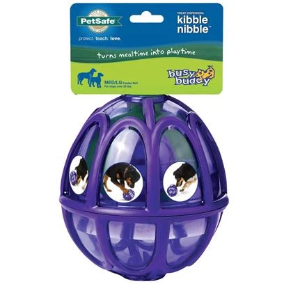 PetSafe Busy Buddy Treat Dispensing Kibble Nibble Dog Toy, Small, Purple