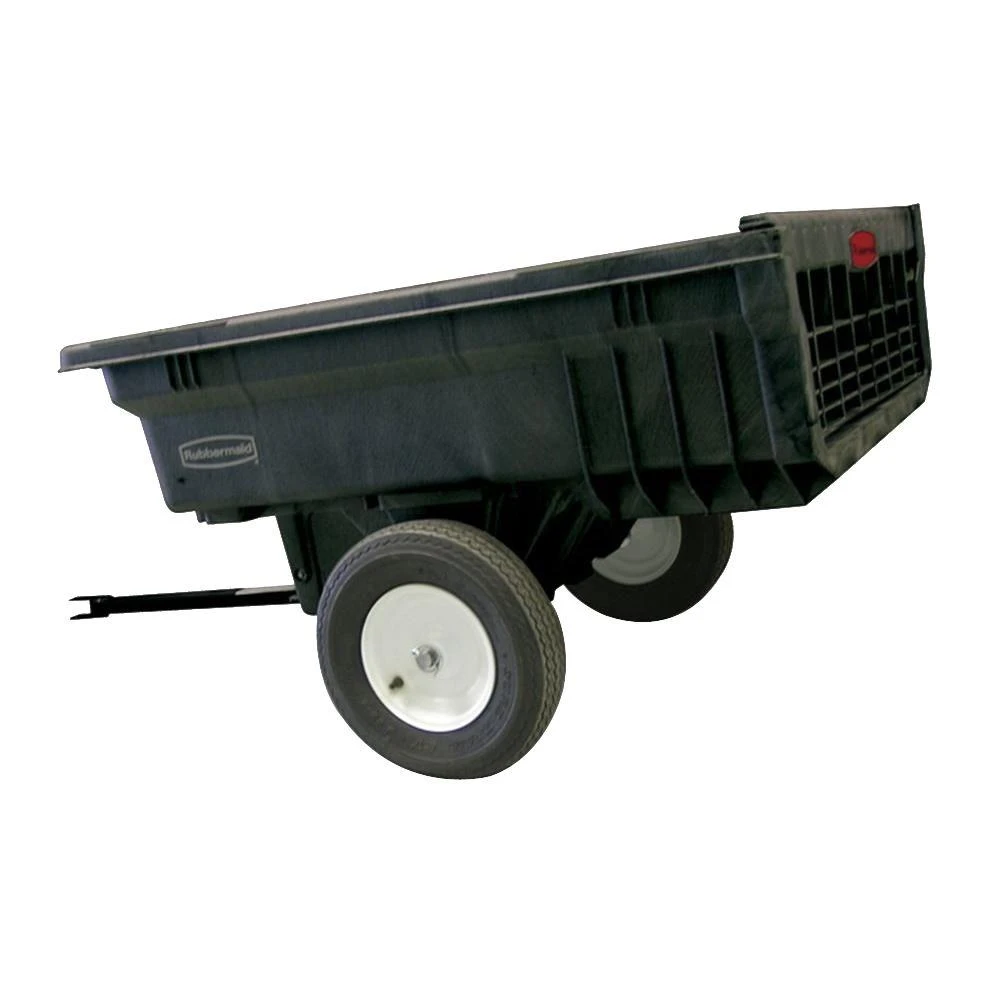 Rubbermaid Commercial 10 Cu. Ft. Tractor Cart, 1200 Lb. Capacity, Model Fg566000bla