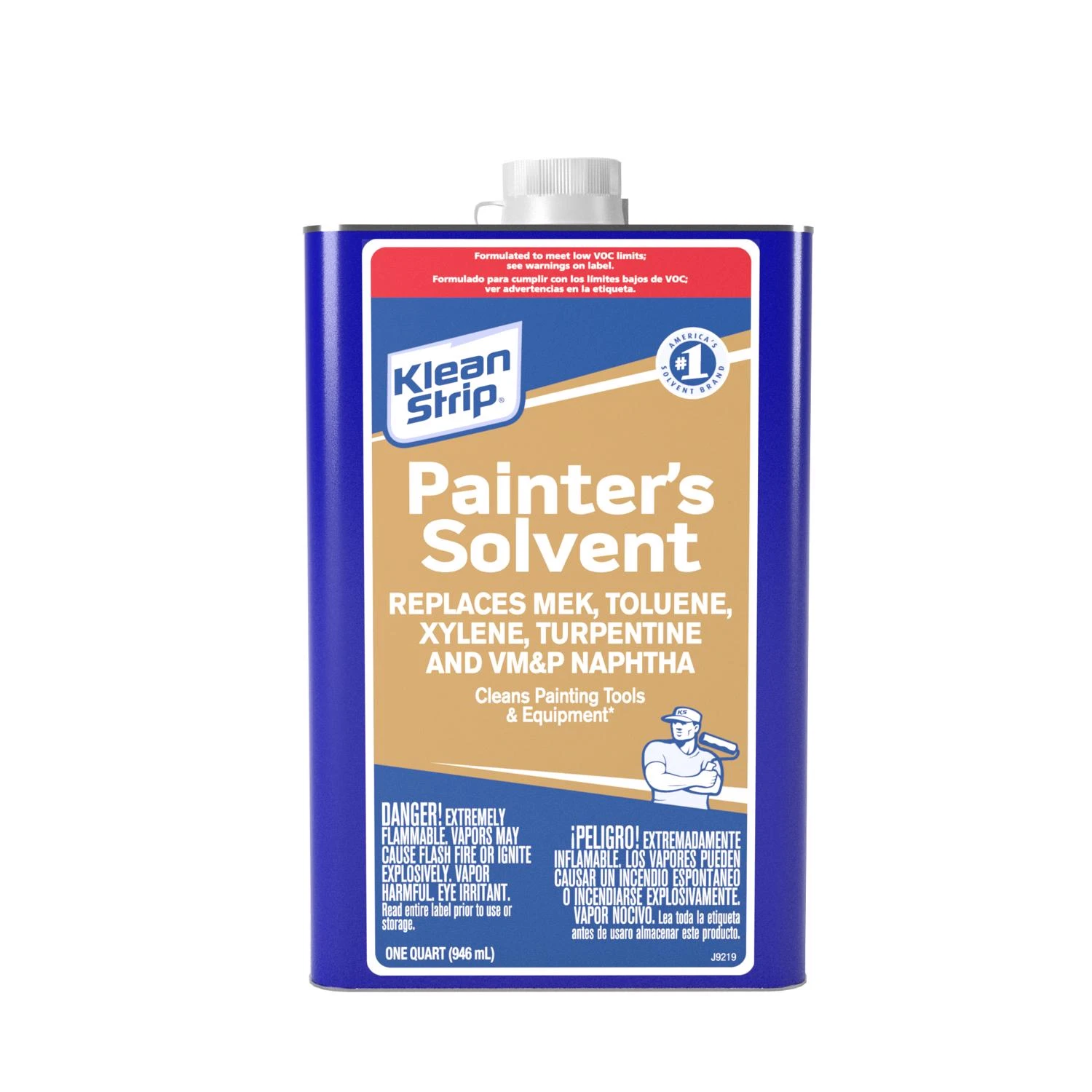 Qksp95005sc Painter's Solvent, Liquid, Water White, 1 Quart Can