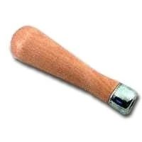 64238 12 Inch Hardwood File Handle With Screw And Heavy Steel Ferrule