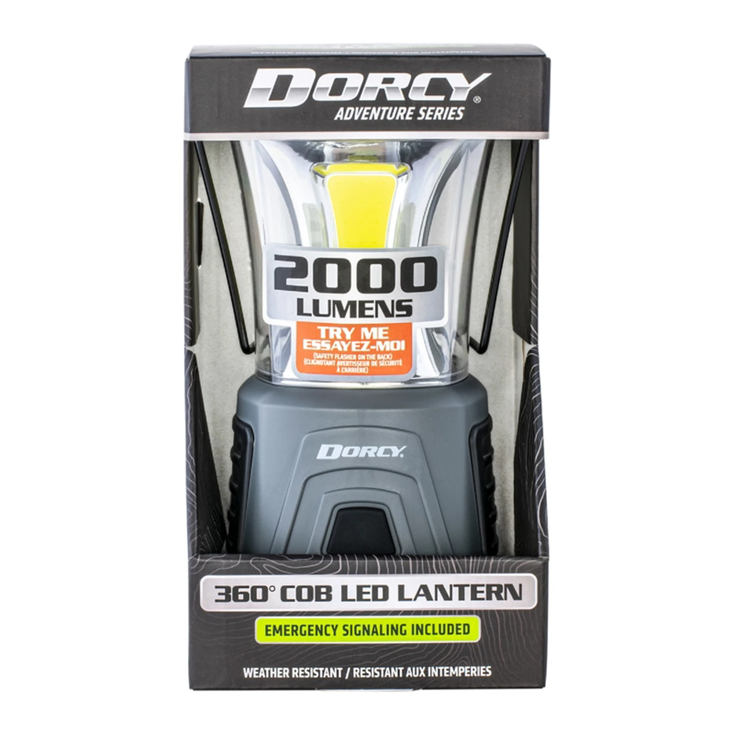 LANTERN AREA BLACK/GRAY 2000LM