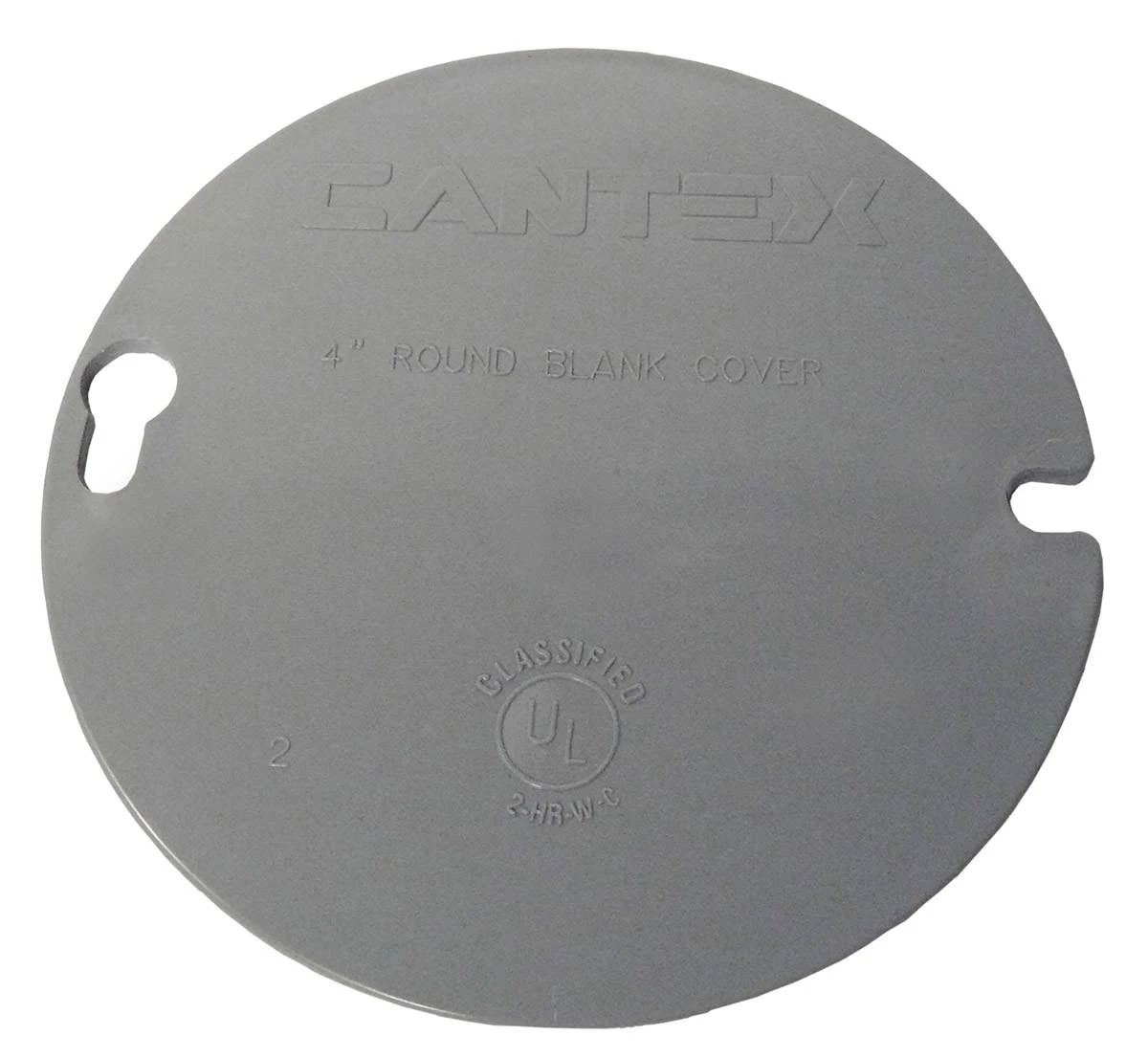 Ez Box Round Pvc Ring Cover For New And Old Work, Gray, 4 Inch