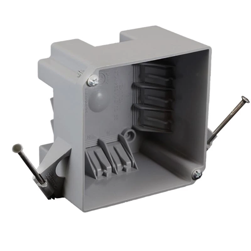 Ez32xn New Work 32 Cu In Square Pvc Outlet Box Gray