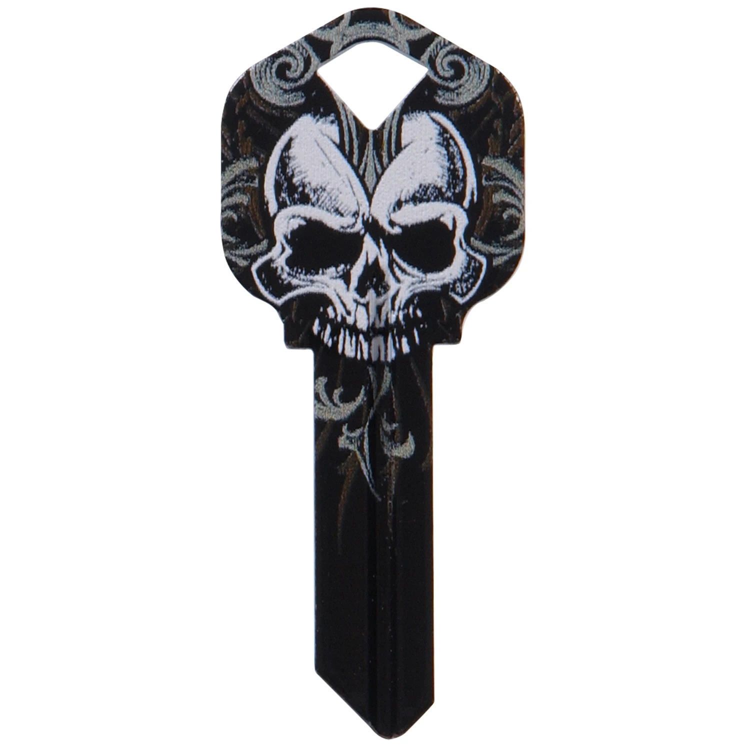 HILLMAN Wackey Skull House/Office Universal Key Blank KW1 Single