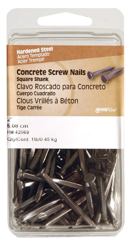Hillman 2-1/2 in. Masonry Steel Nail Flat Head Hillman 2-1/2 in. Masonry Steel Nail Flat Head