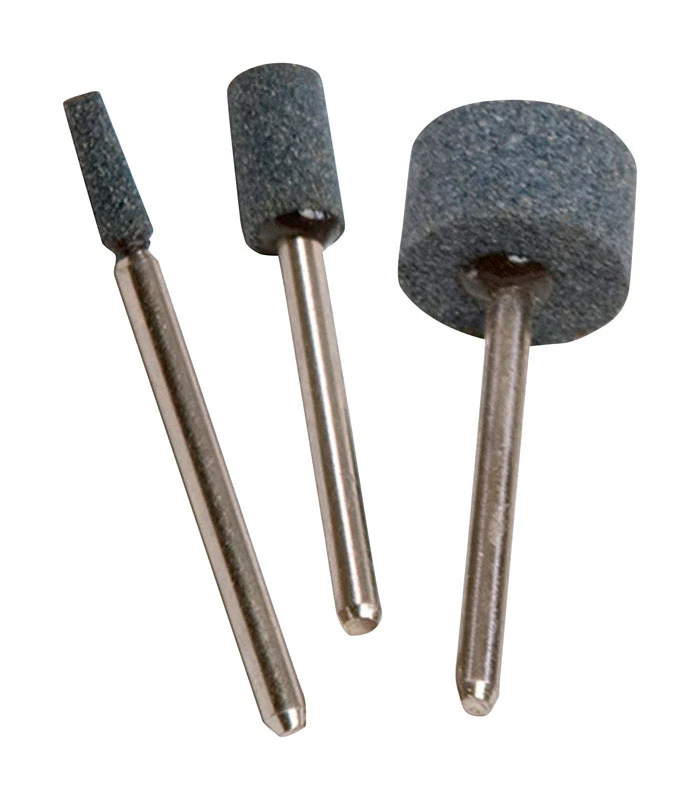 60221 3-piece Mounted Point Set With 1/8-inch Shaft For Grinding And Polishing