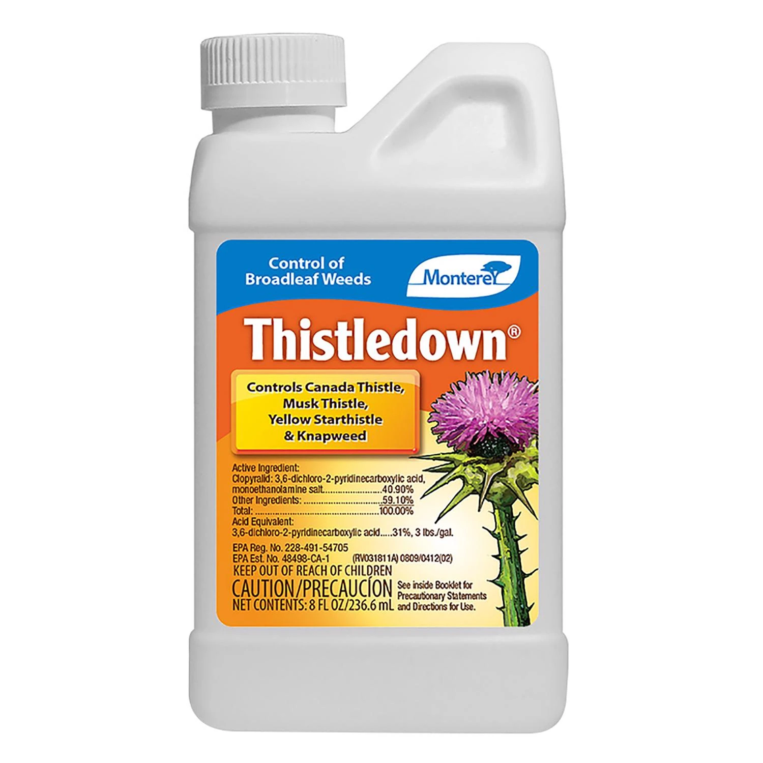 Thistledown Broadleaf Herbicide Concentrate 8 Oz For Effective Weed Control