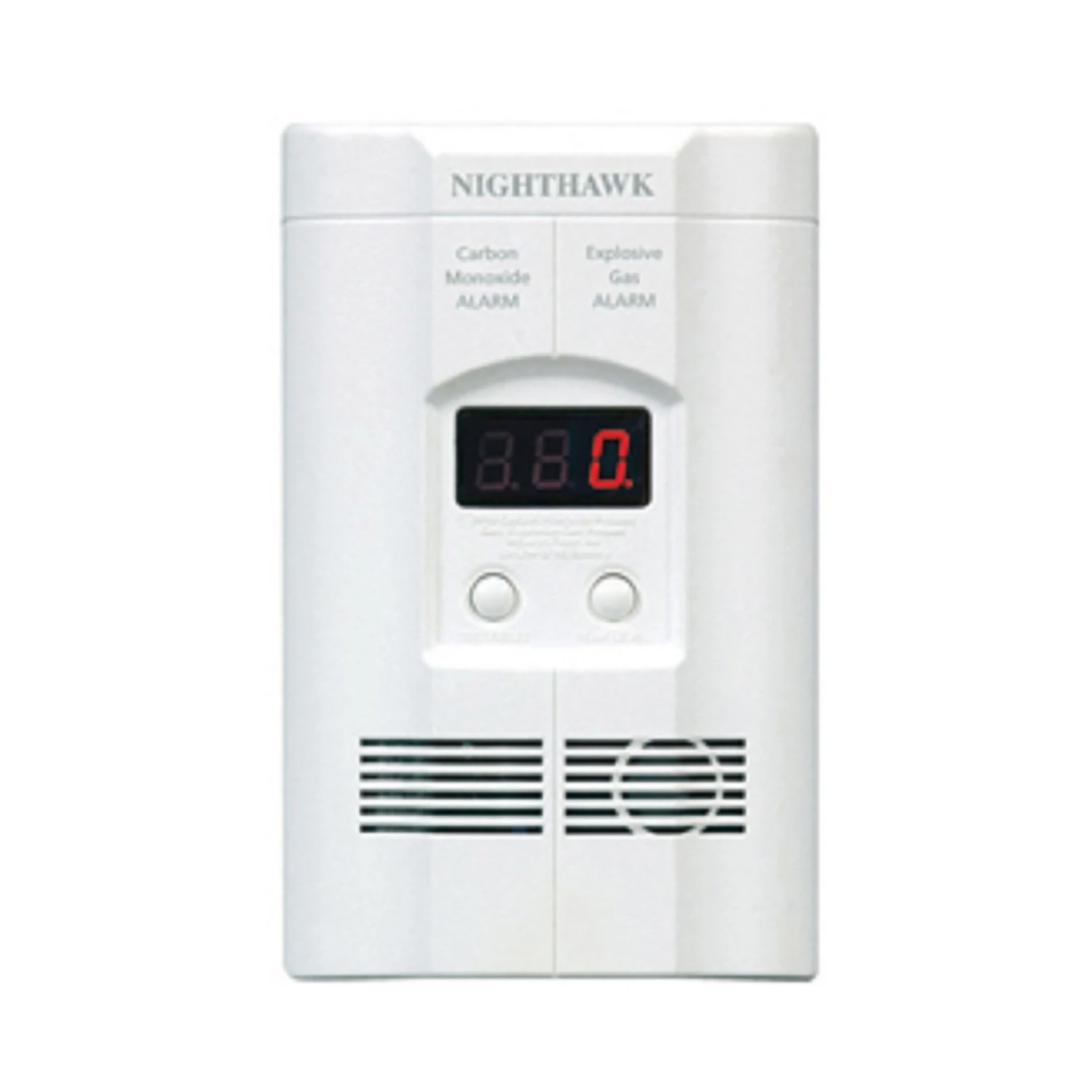 Nighthawk Plug-in Carbon Monoxide And Explosive Gas Detector With Battery Backup