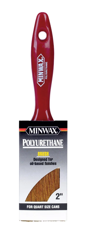 2 Inch Natural Bristle Flat Polyurethane Paint Brush Model 42735