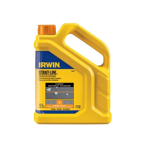 Strait-line 65205 High Visibility Fluorescent Orange Chalk Refill, 2.5 Lb