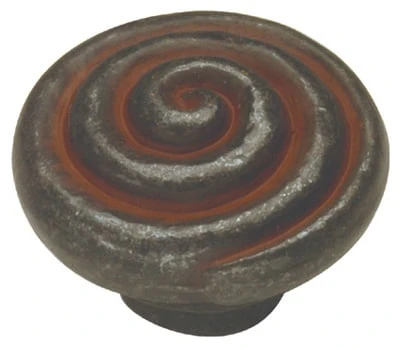 Manchester 1-1/4 In. Rustic Iron Cabinet Knob - Model P7351-ri