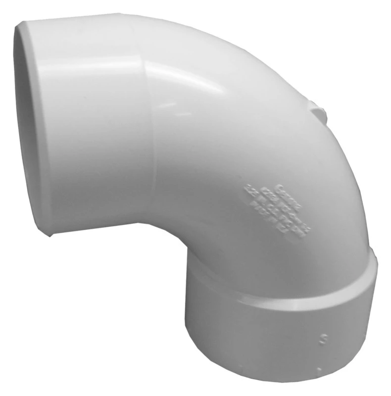 Schedule 30 DWV Sanitary 90-Degree Street Elbow, 3 In.