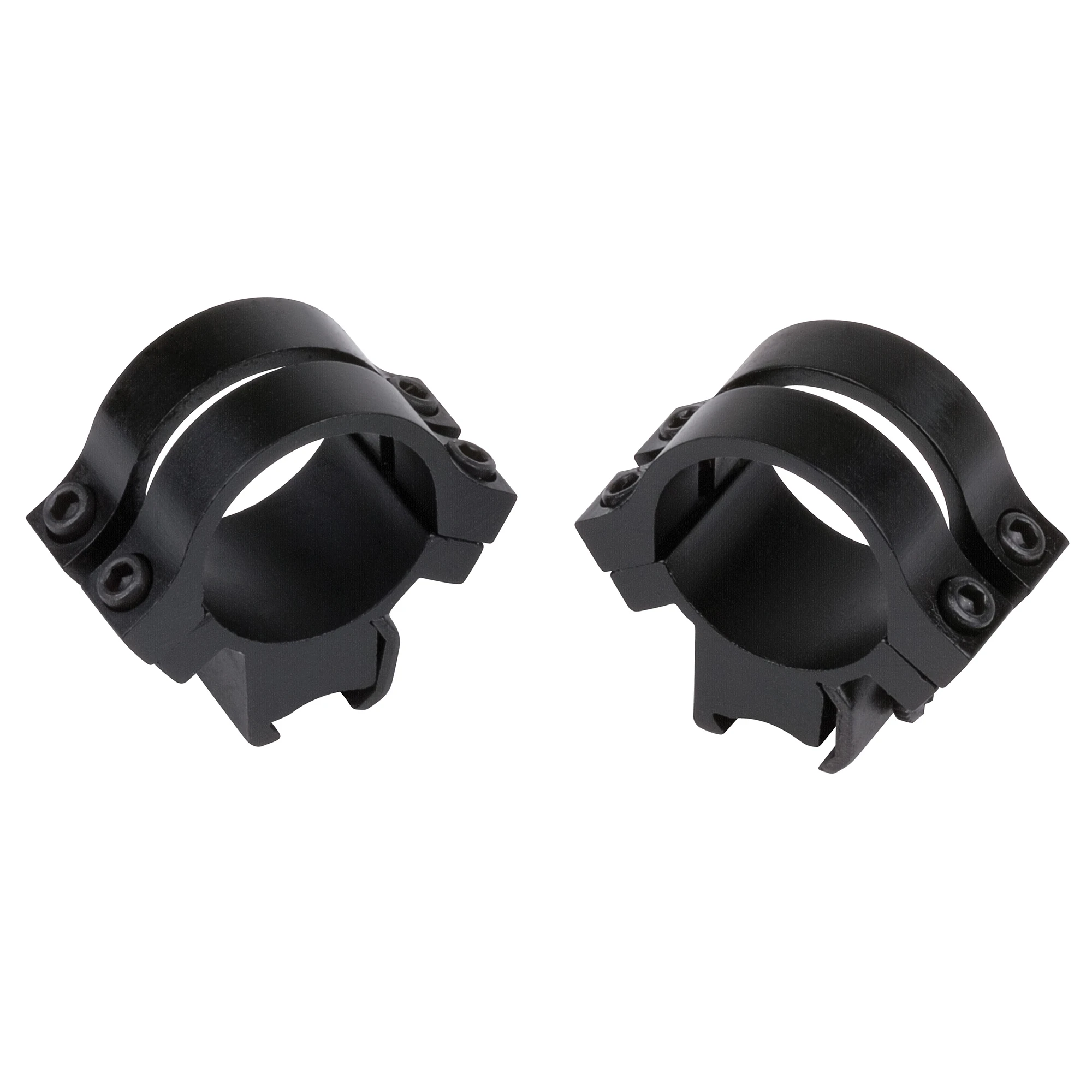 49047 Quad Lock Scope Mount Ring 1 Inch High Matte Black