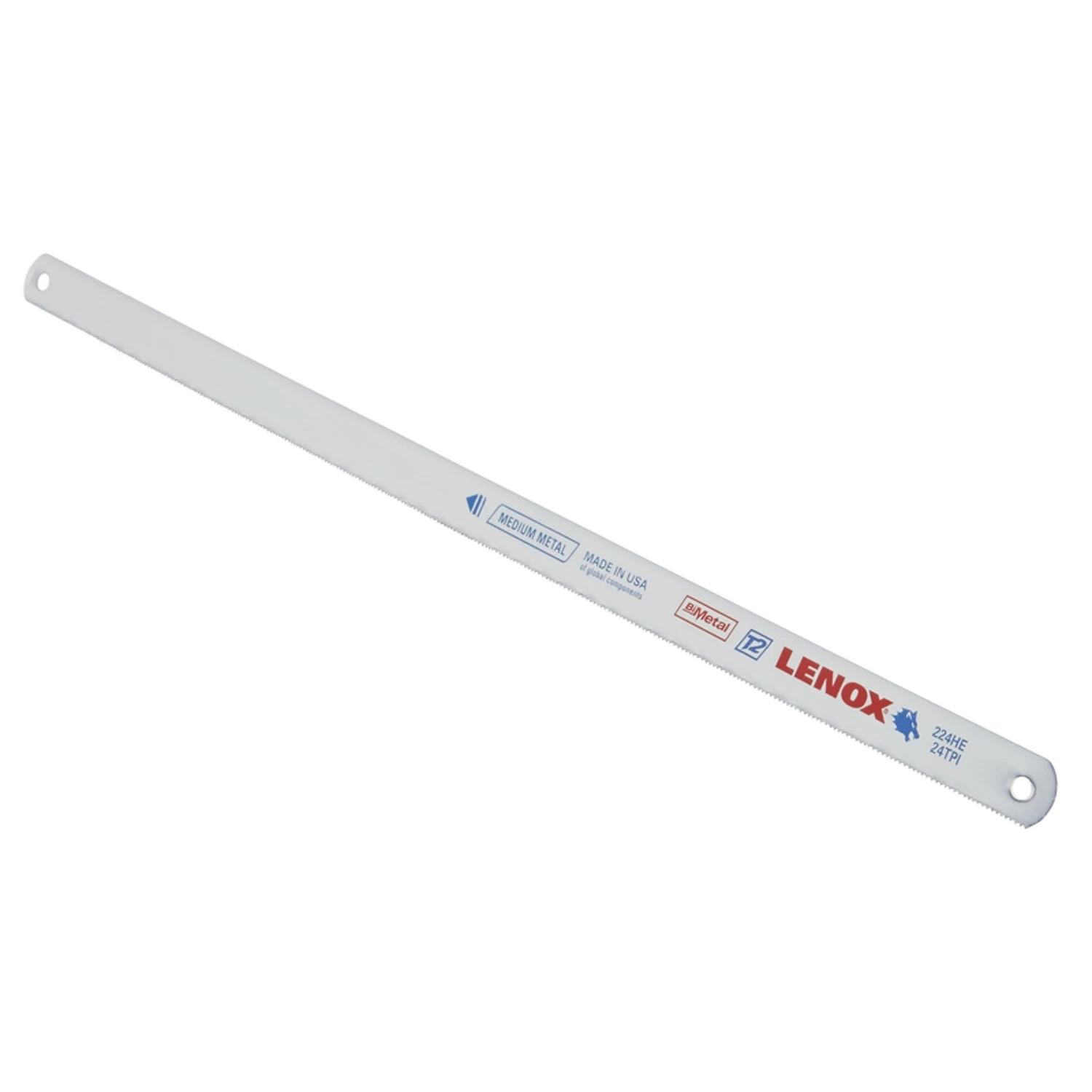 Hacksaw Blades, Bi-Metal, 24-TPI, 12 In. 10-Pk.