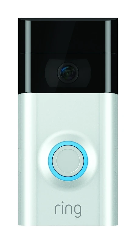 Video Doorbell 2 Satin Nickel Wireless With 1080p Hd Video And Night Vision