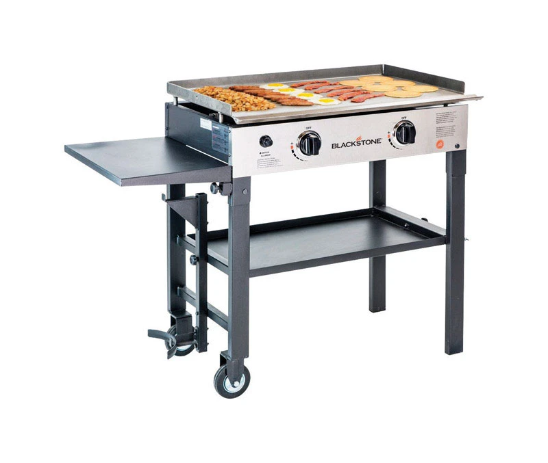 28-inch 2-burner Griddle Cooking Station With Adjustable Heat Controls
