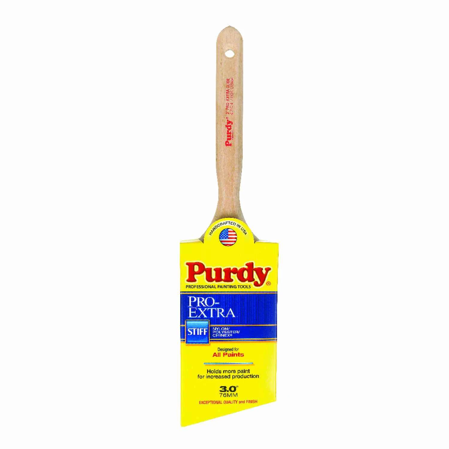 Pro-extra Glide 3 In. Flat Wall Paint Brush With Alderwood Handle