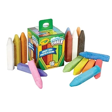 16-Pc. Sidewalk Chalk