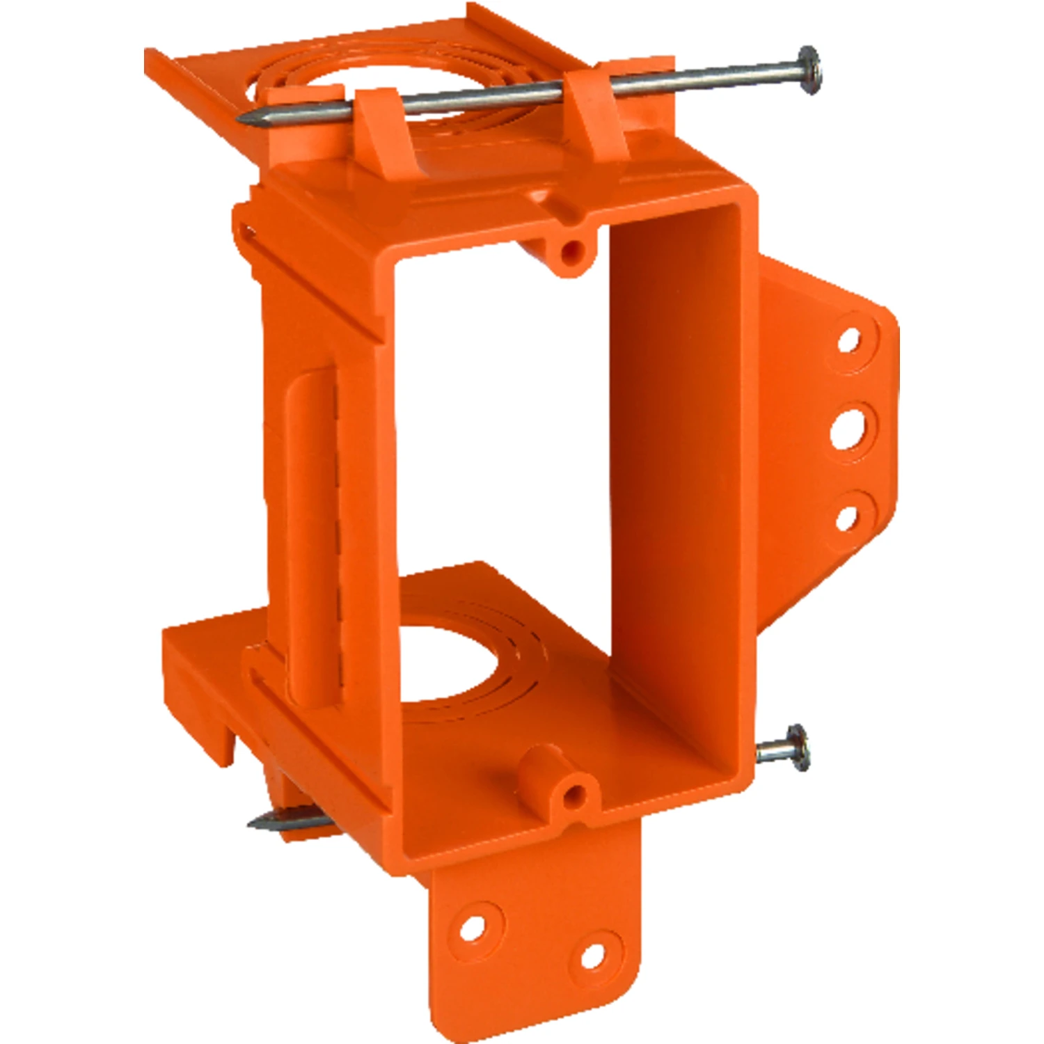 Sc100a 1-gang Low Voltage Mounting Bracket, 2.32" X 3.73" Pvc, Orange
