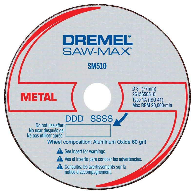 Saw-Max Metal Cut-Off Wheel, 3-In., 3-Pk.