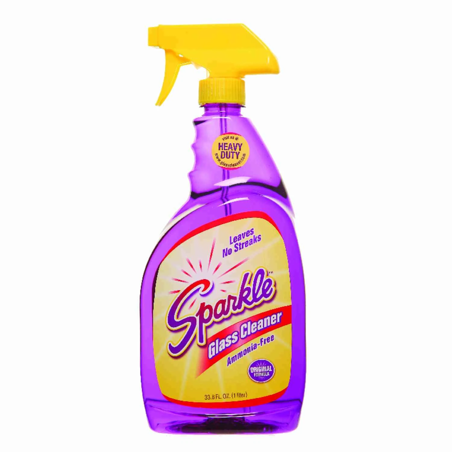 33.8 Oz. No-streak Glass Cleaner - Purple Formula, Ammonia & Alcohol Free