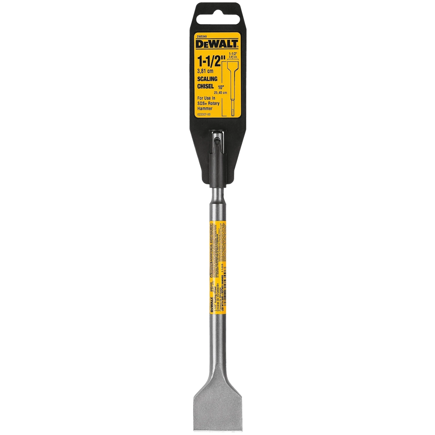 Sds Plus 1-1/2 In. X 10 In. Scaling Chisel Bit Dw5349