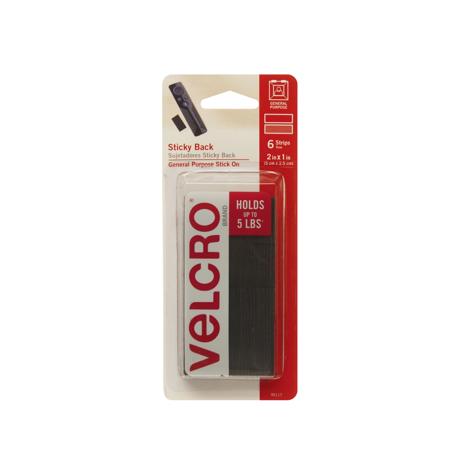 Heavy Duty Velcro Hold Down, Black