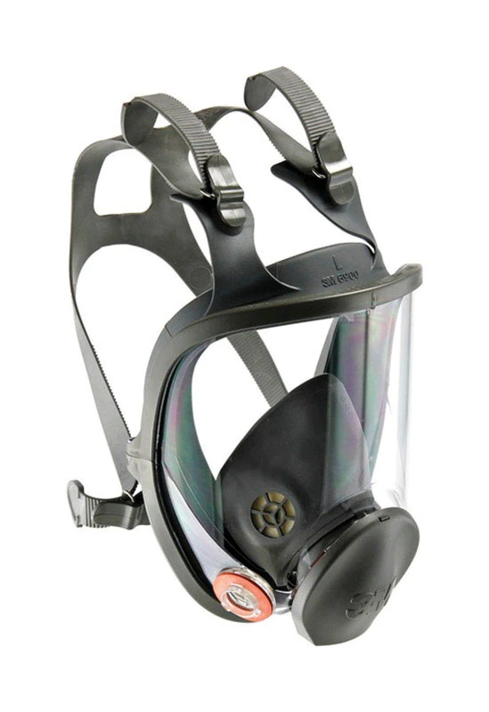 Full Facepiece Reusable Respirator 6000 Series Gray Large Model 6900