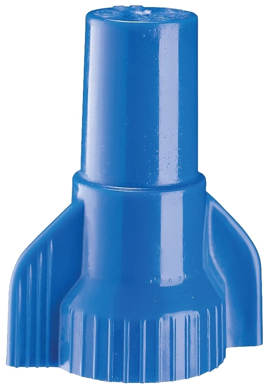 Wing-Gard Wire Connector, Square Spring, 14-16 AWG, Blue, Extra Large, 50-Pk.