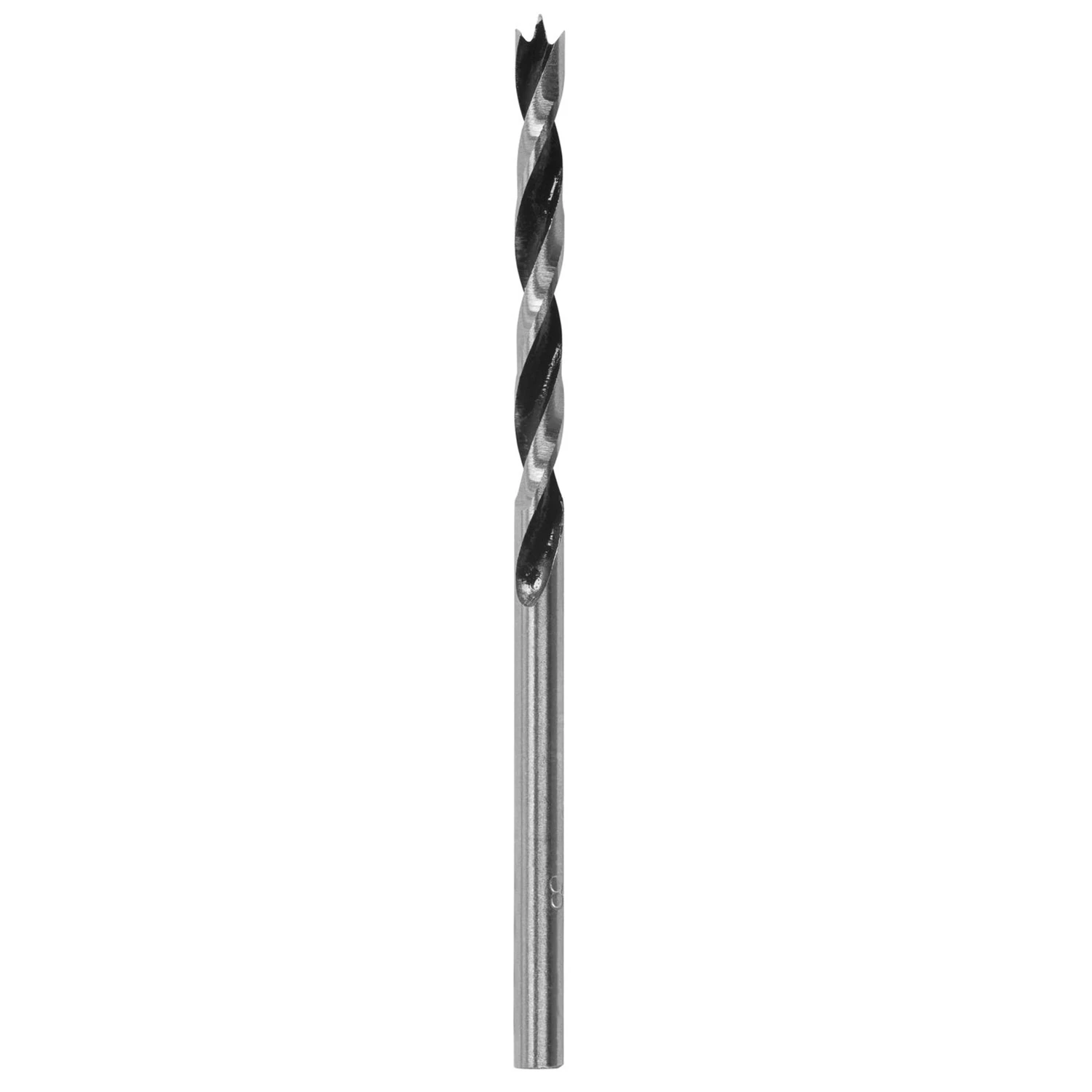1/4 In. High Speed Steel Brad Point Drill Bit, 3-31/32 In. Length