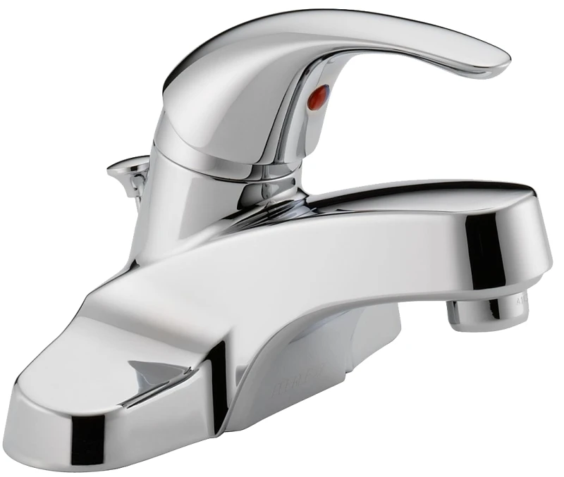 Choice Chrome 1-handle Lever 4 In. Centerset Bathroom Faucet With Pop-up
