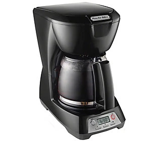 43672 Programmable 12 Cup Coffee Maker, Black, 900 Watts, Automatic Control