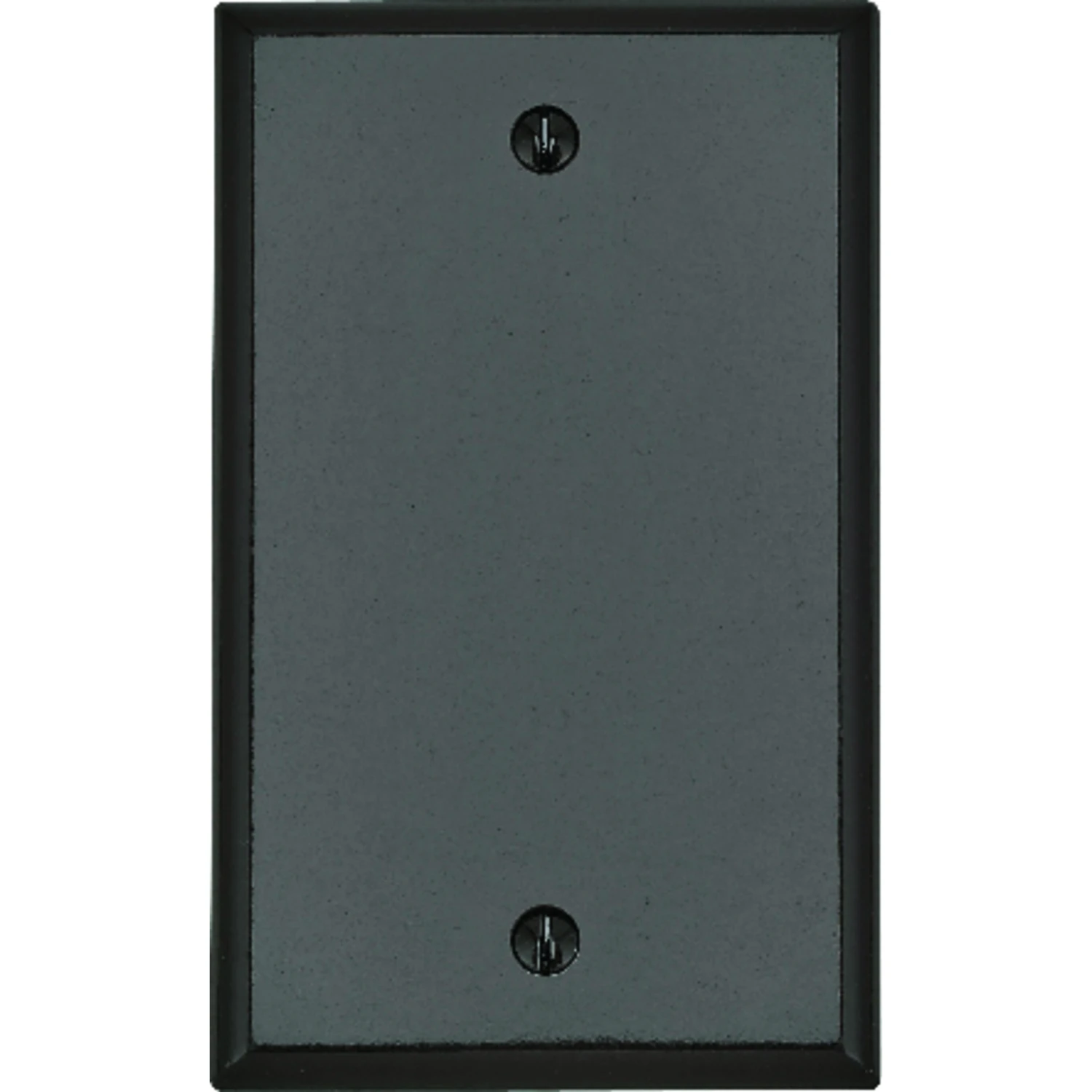 Leviton 1-Gang Standard Thermoset Blank Wall Plate, Brown