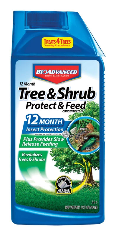 1 Qt. Concentrate Tree & Shrub Protect & Feed Insect Killer