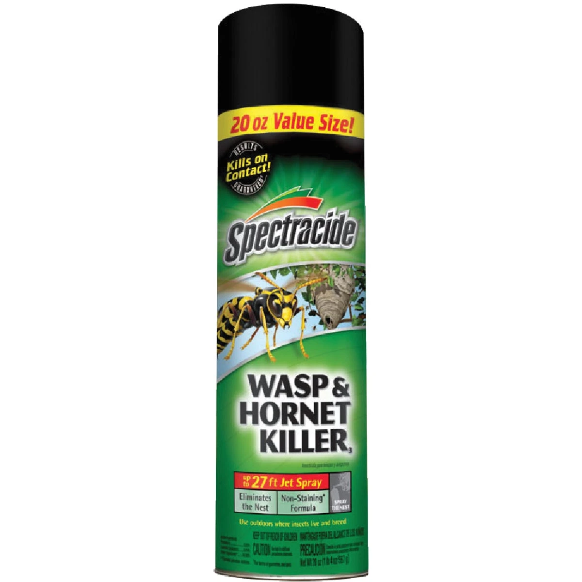 Wasp and Hornet Killer Aerosol Spray, 20 Ounce Can for Outdoor Use