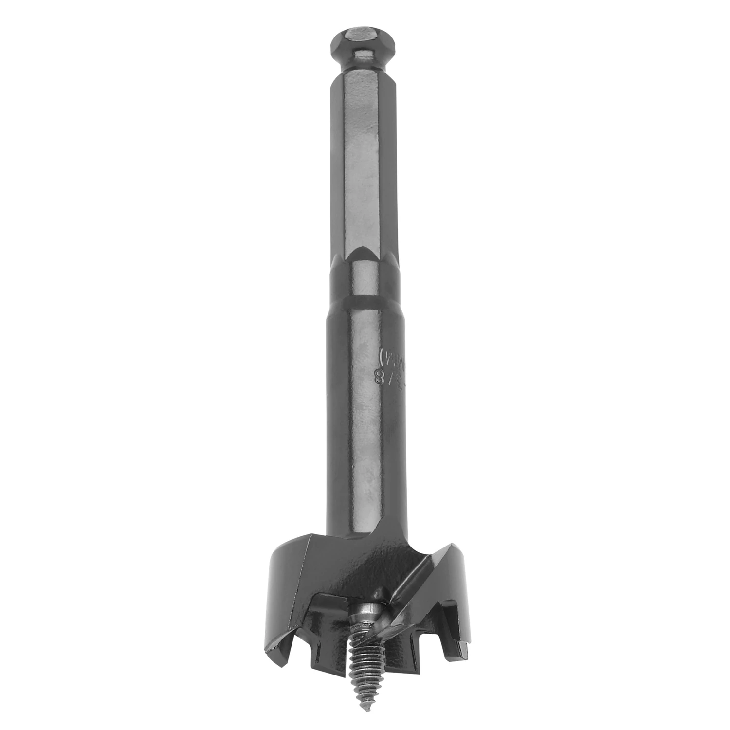 1-3/8 In. X 6 In. Heat-treated Steel Self-feed Wood Bit With Hex Shank