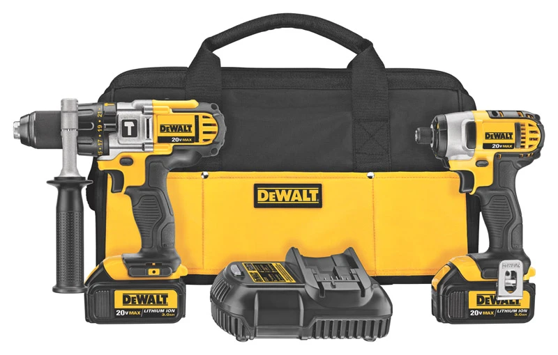 20-volt Max Lithium Ion Cordless Hammer Drill And Impact Driver Combo Kit