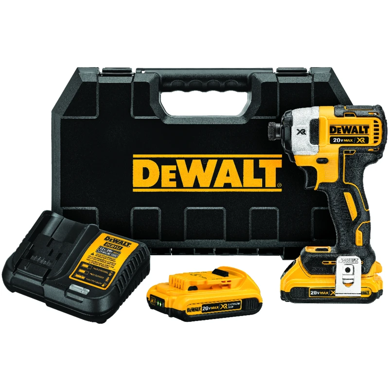 20v Max Xr 1/4 In. Brushless 3-speed Impact Driver Kit With Batteries & Charger
