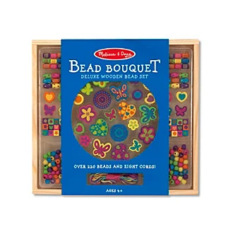 Bead Bouquet Deluxe Wooden Bead Set - Creative Crafting Fun