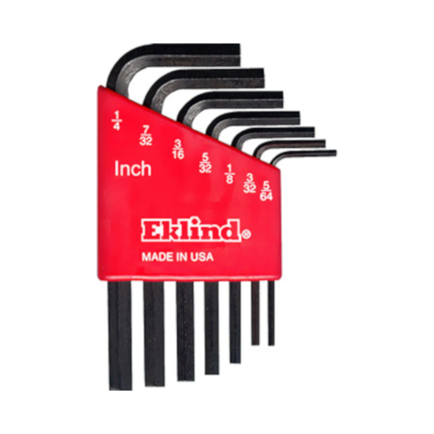 7-piece Short Arm Hex Key Set, Sae Sizes 5/64 To 1/4