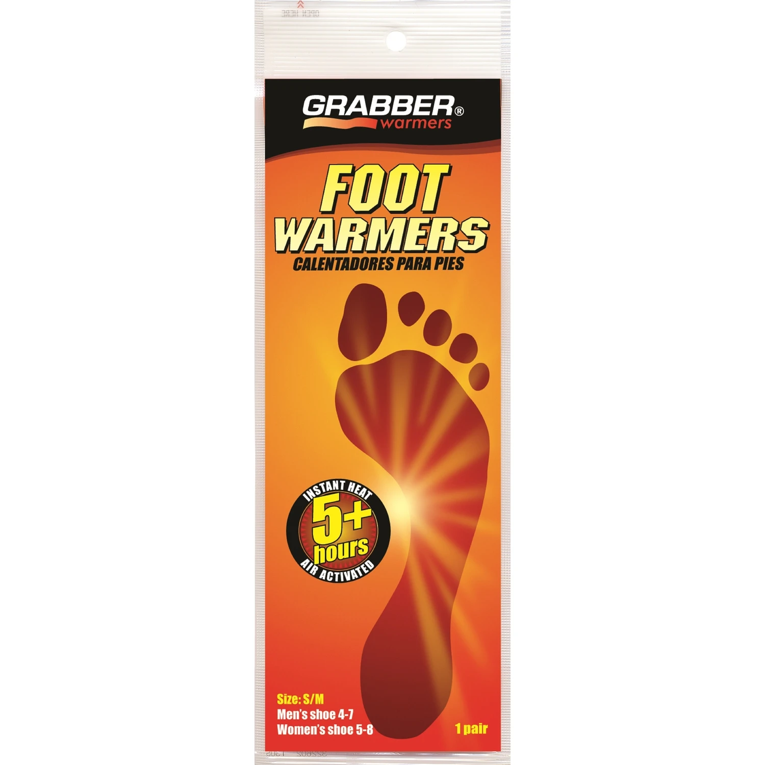Small/medium Foot Warmer Insoles, 2 Pk, 5+ Hours Of Warmth, Model Fwsmes
