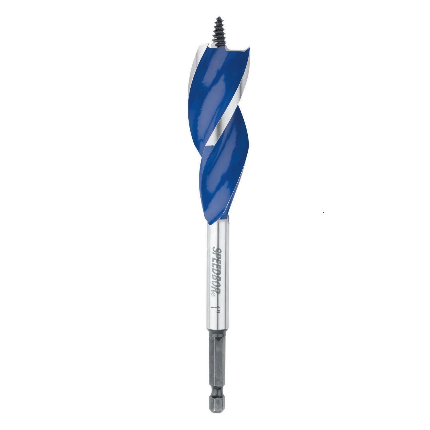 1 In. X 6 In. Quick Change Auger Bit With Tri-flute Design