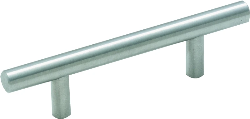 Amerock 3-in Center to Center Stainless Steel Rectangular Bar Cabinet Pull
