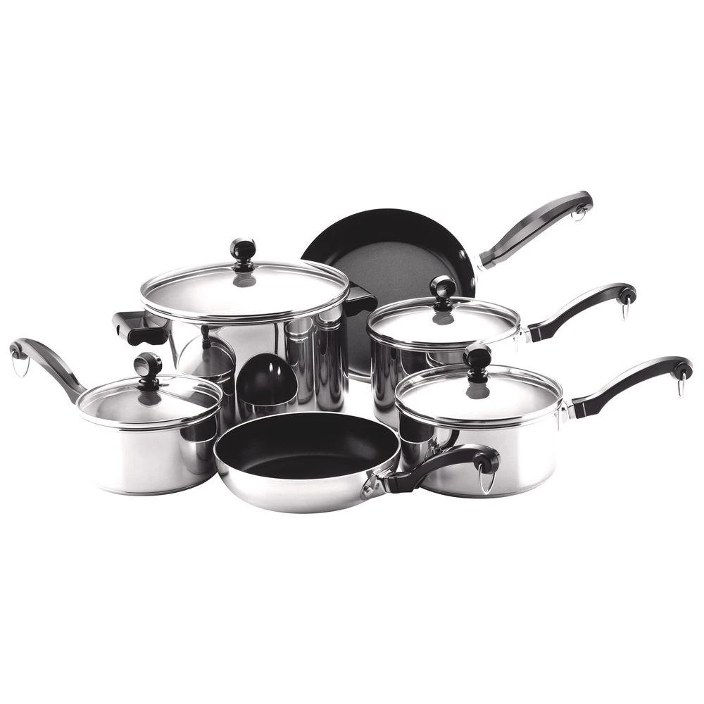 Classic Series 10-piece Stainless Steel Cookware Set With Lids Model 71237