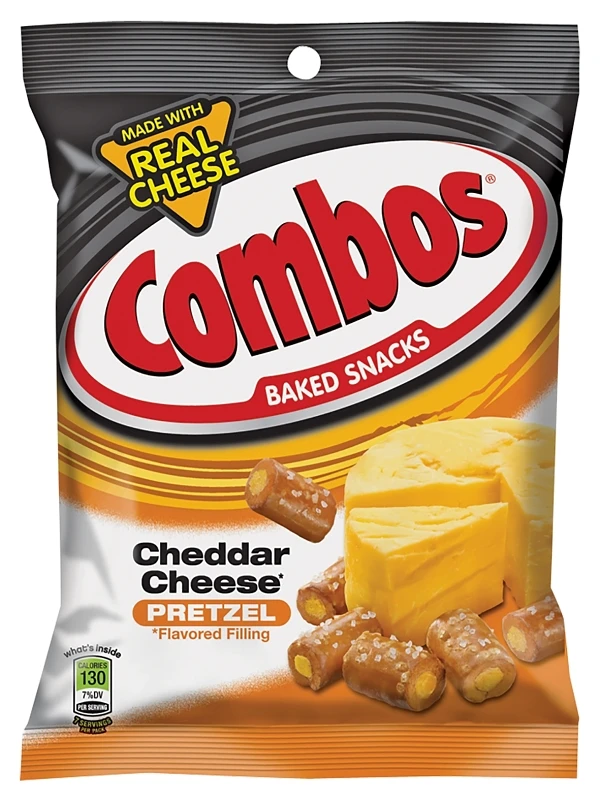 Cheddar Pretzel Baked Snacks 6.3 Oz Bag - Savory Snack
