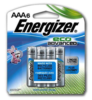 EcoAdvanced Batteries, "AAA", 6-Pk.