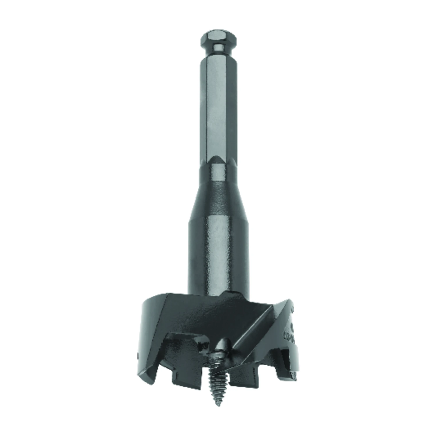 2 In. X 6 In. Heat-treated Steel Self-feed Drill Bit With Hex Shank