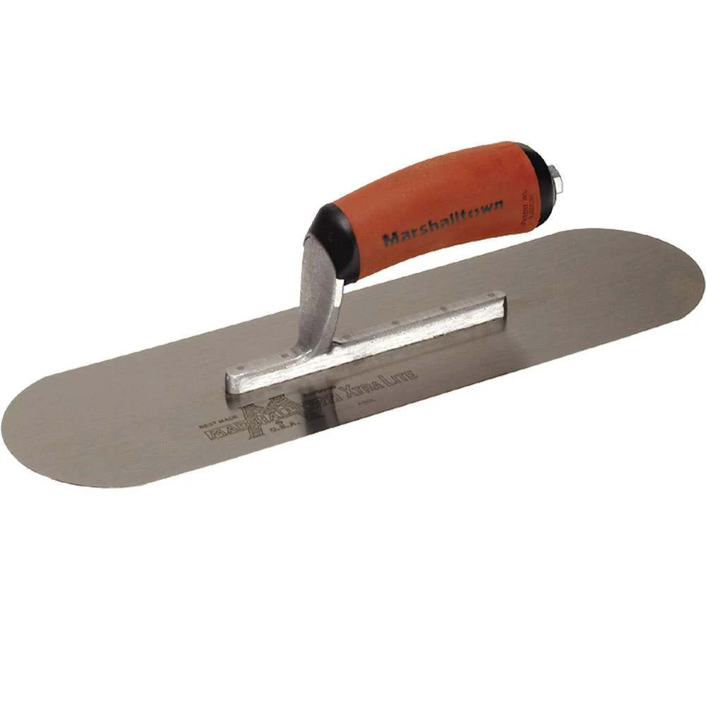 Sp14sd Pool Trowel, 14 In. X 4 In., Durasoft Handle, Hardened Steel Blade