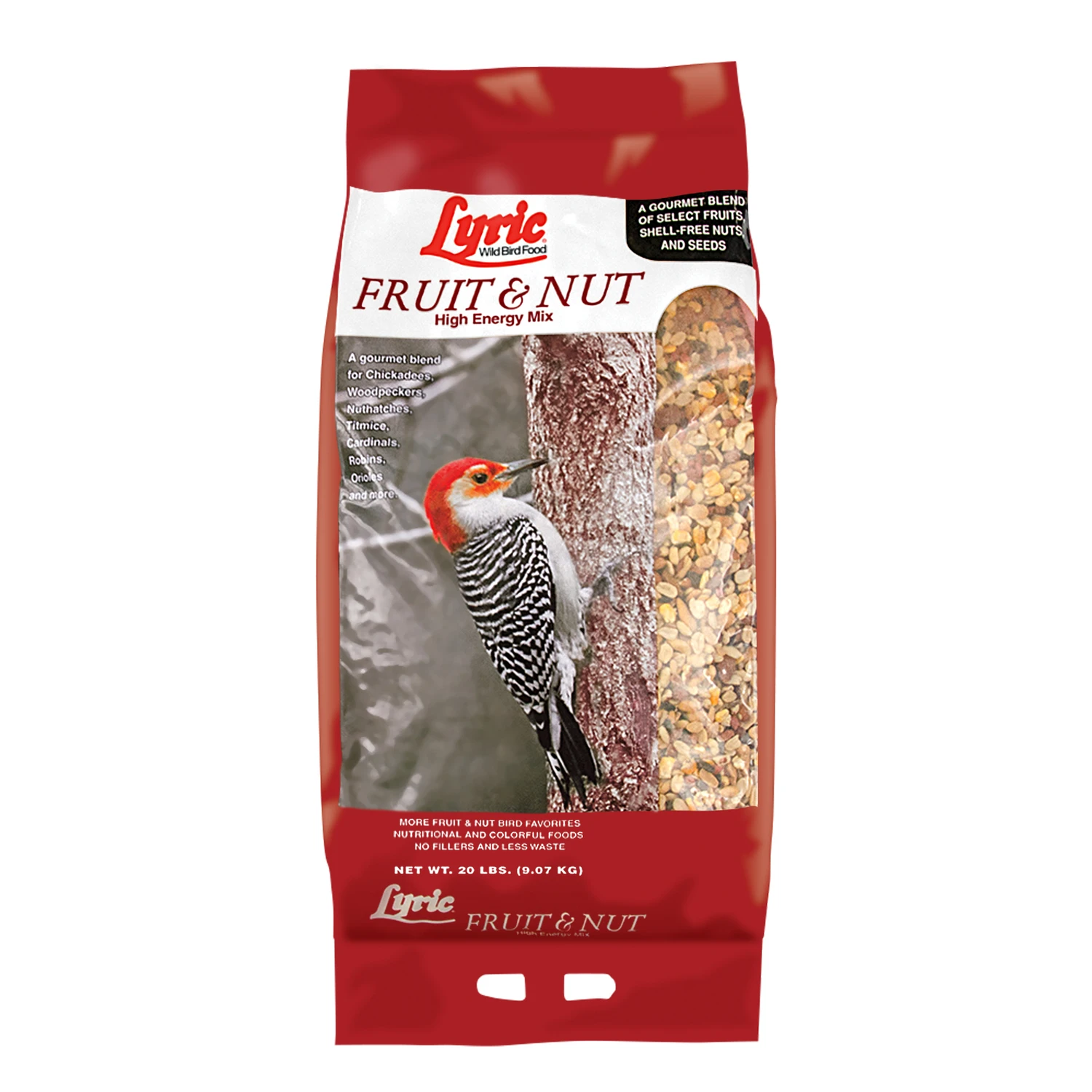 Fruit and Nut High Energy Wild Bird Food Mix, 20 Pounds Bag