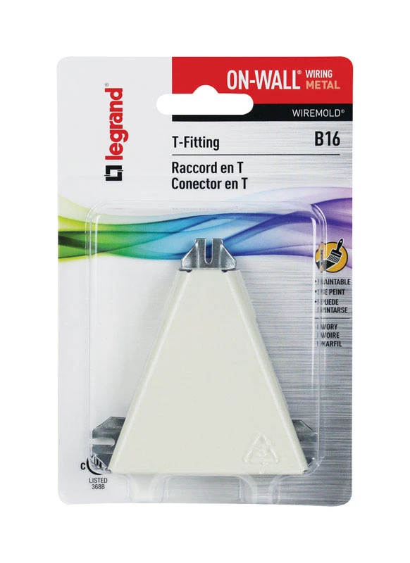 Wiremold White 1/2 In. 90 Deg Connector